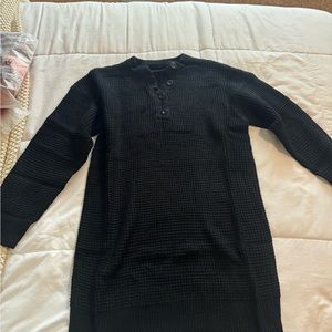 Black sweater dress